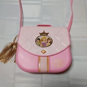 (3/$20) Disney Pink Princess Purse with Gold Tassel